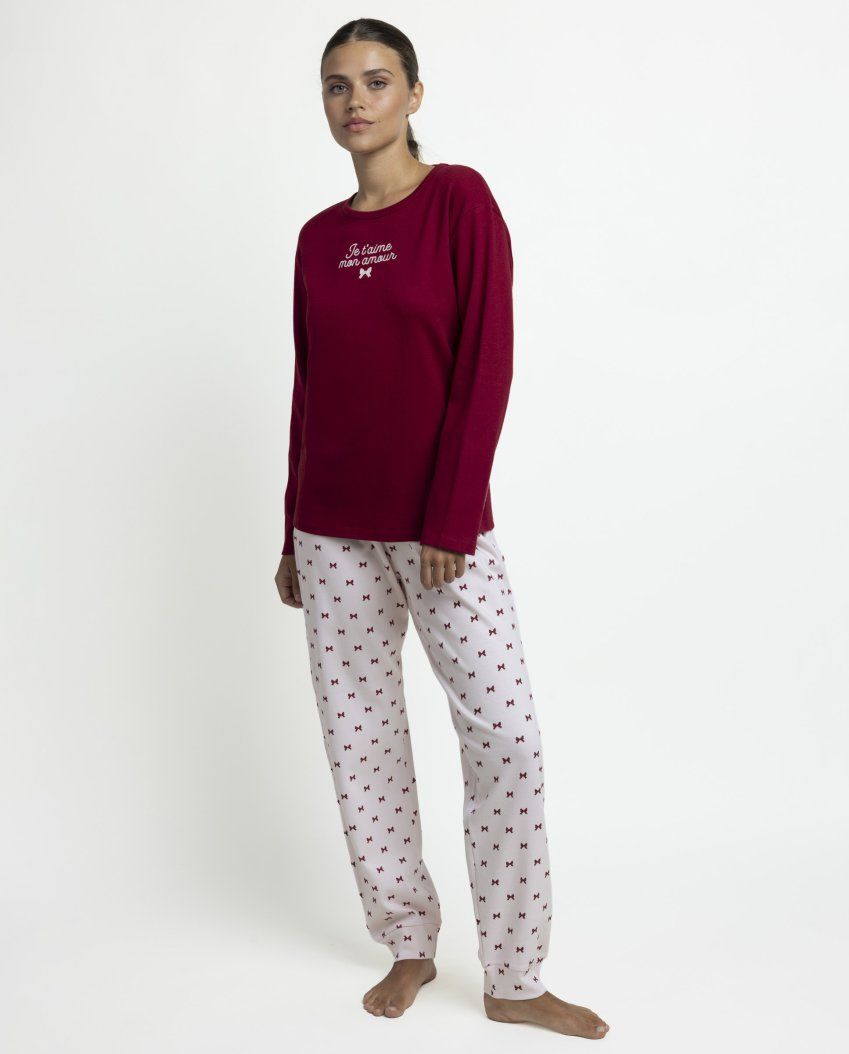 64626 pijama mujer.interlock lacitos