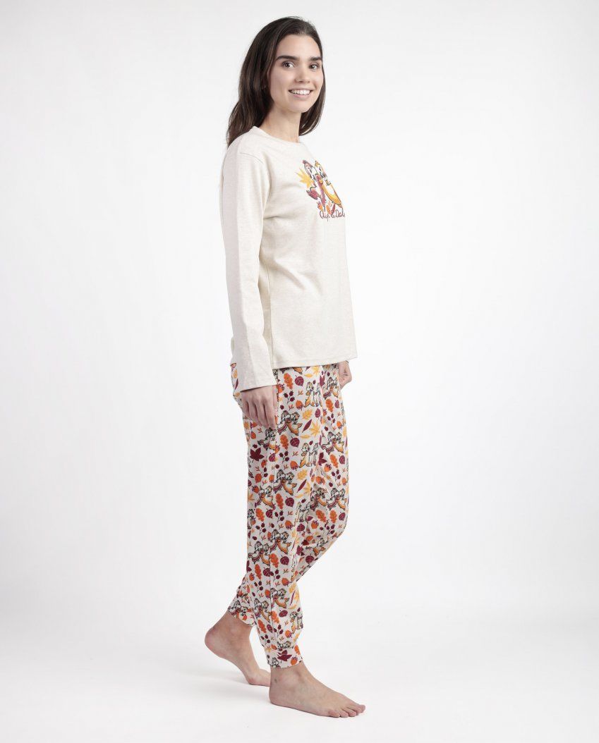 63317 PIJAMA MUJER INTERLOCK CHIP Y CHOP DISNEY ADMAS