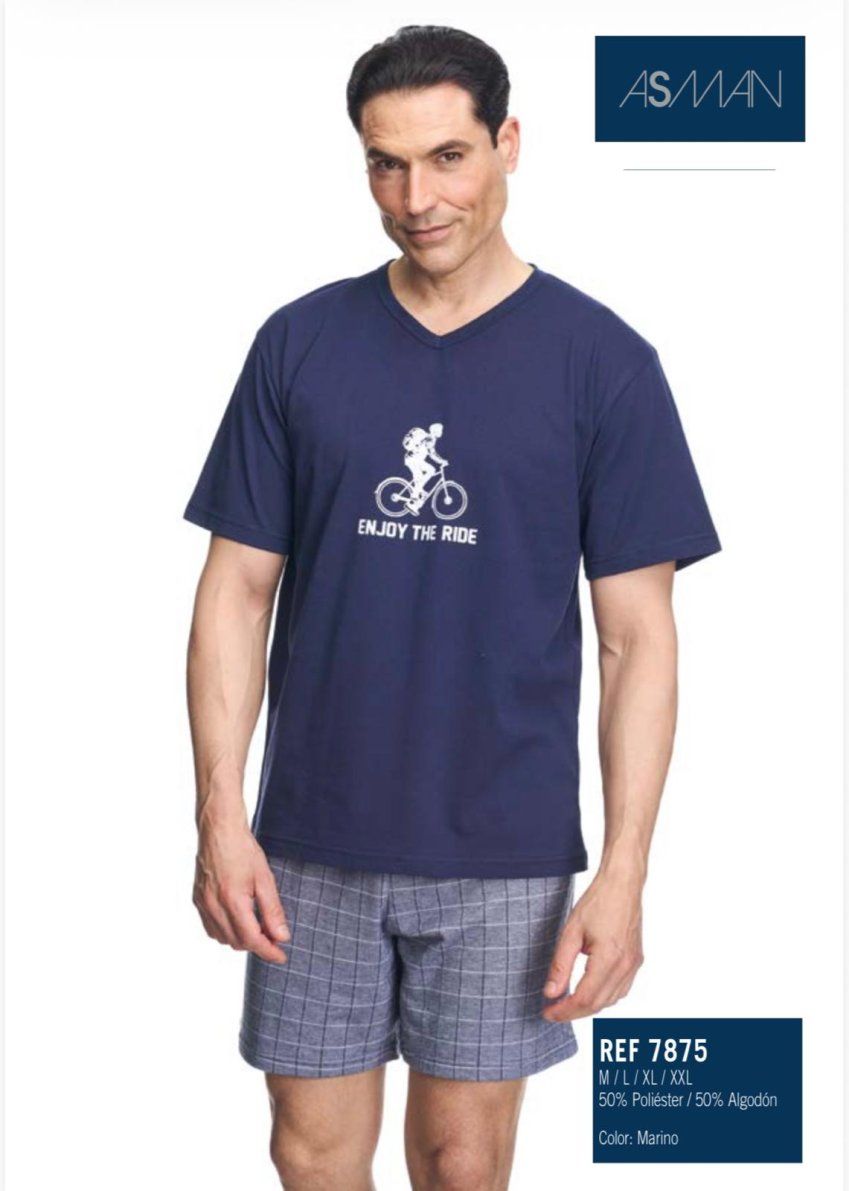 7875 PIJAMA HOMBRE VERANO ASSMAN