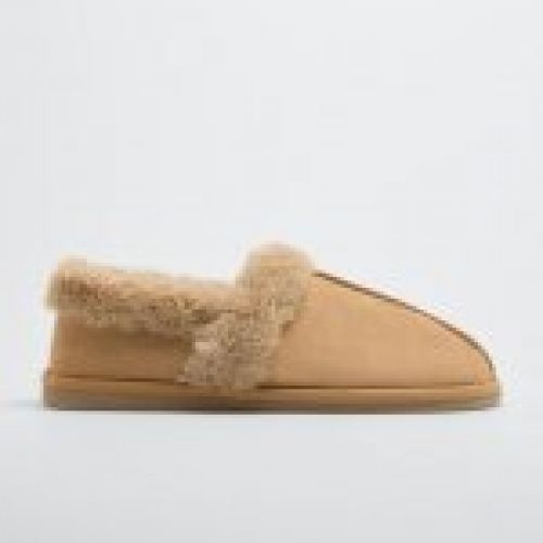 24076 Zapatillas de casa para hombre con pelo rizado