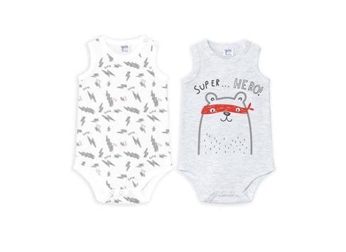 23110068 BODY BEBE PACK 2 MANGA CORTA (PRECIO UD:2.79€)  YATSI
