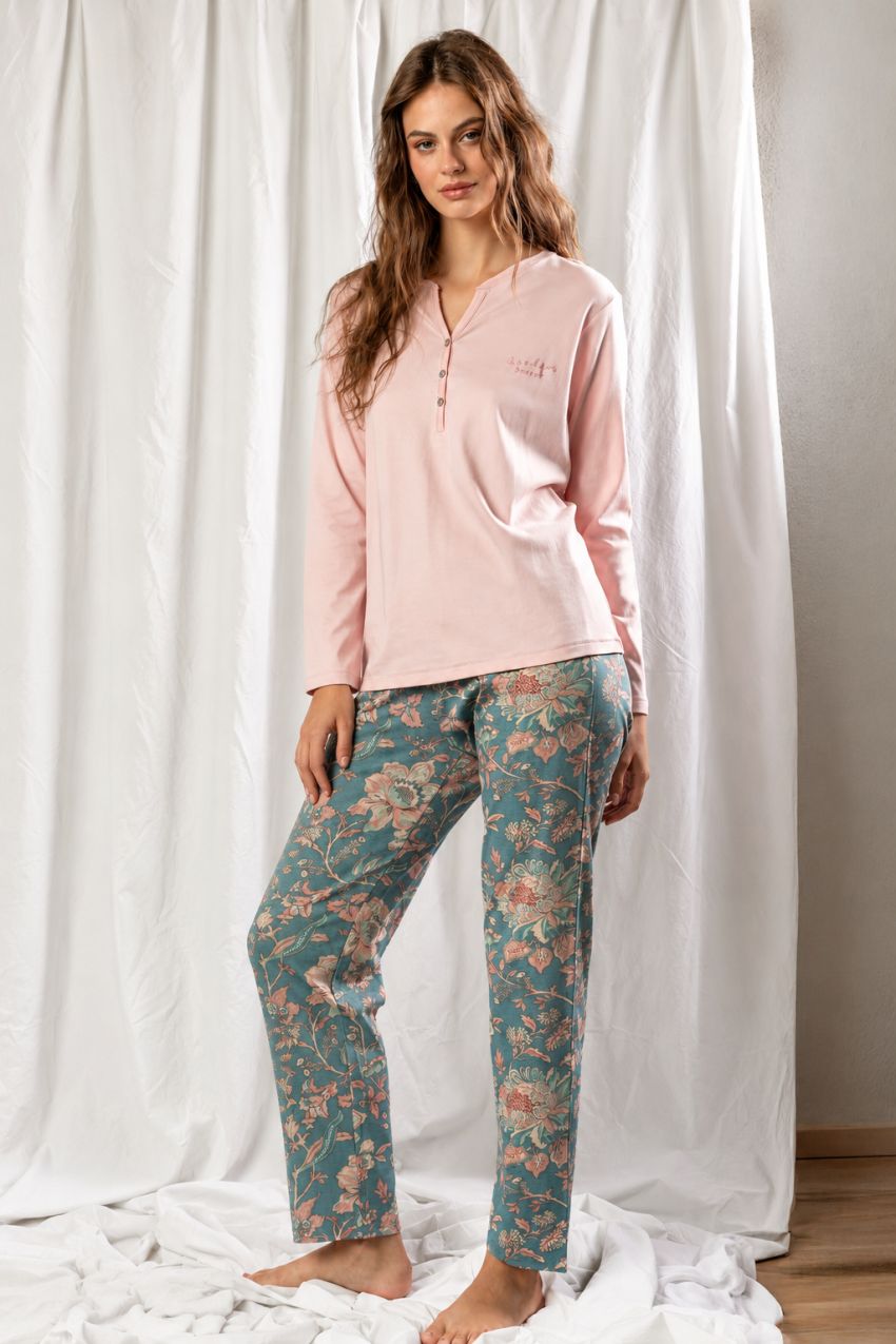 pijama mujer garden admas 100% algodon