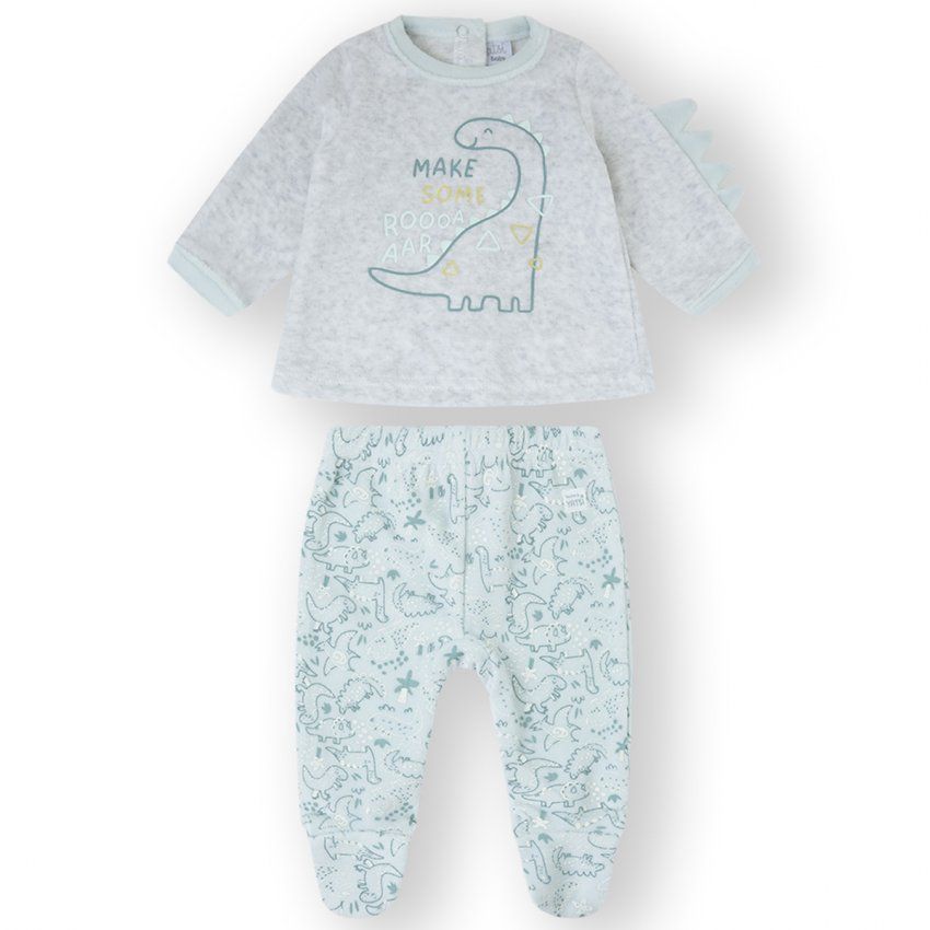 25200204 CONJUNTO BEBE TERCIOPELO O TONDOSADO  0 A 6M YATSI