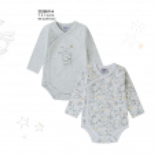 23200114 BODYS PACK 2 MANGA LARGA CRUZADO YATSI