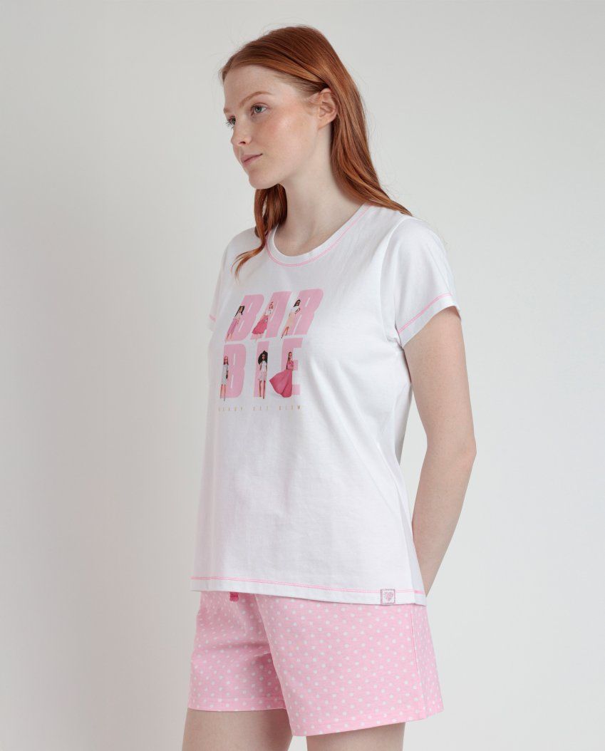 63956 PIJAMA DE BARBIE AL POR MAYOR DE VERANO PARA MUJER
