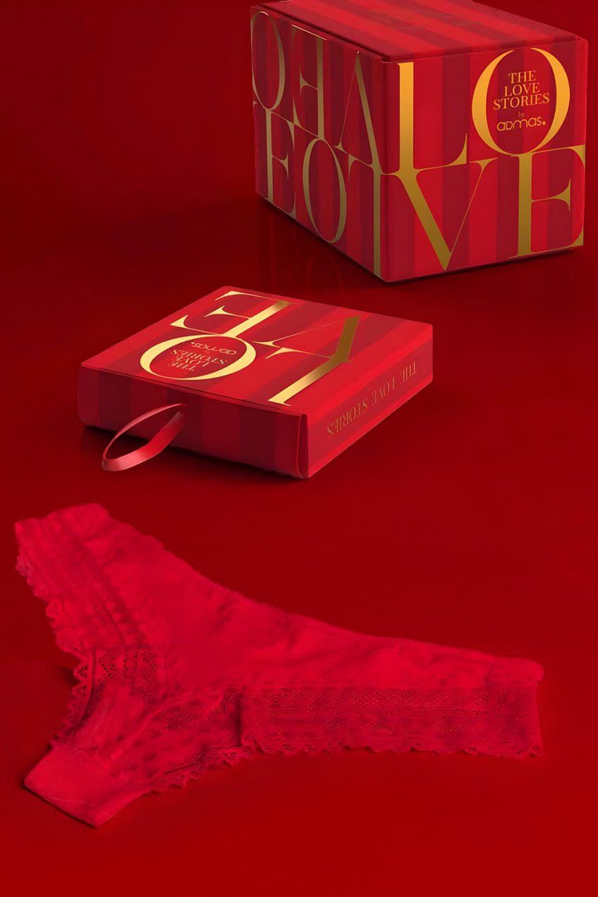 42688 TANGA ROJO ALGODON NAVIDAD ADMAS