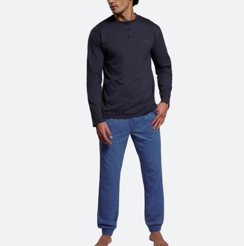 Pijama hombre Ysabel Mora Ref. 26410 100% algodón con pantalón estampado