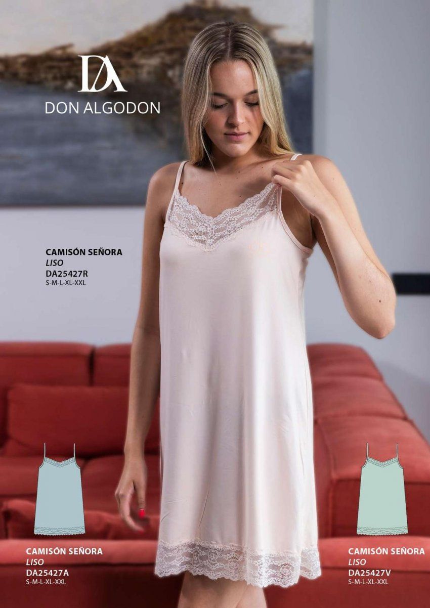 DA25427 CAMISON DON ALGODON