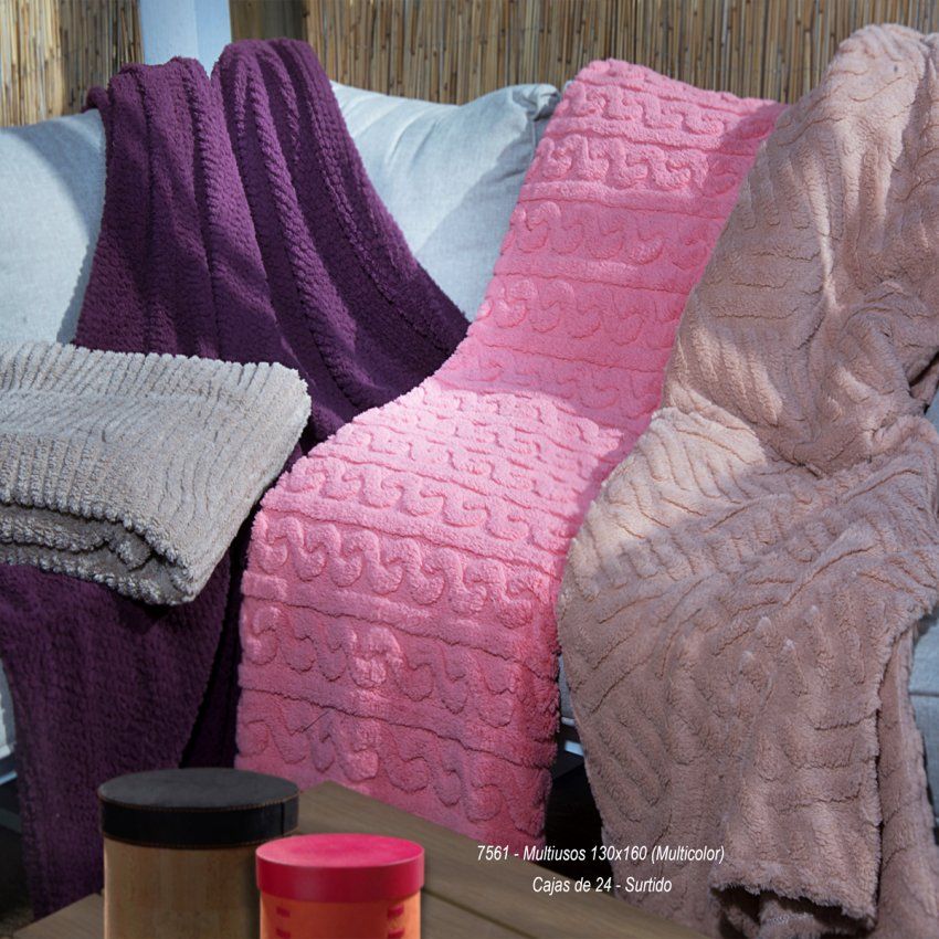 7561 MANTA  SHERPA 130X160 BH TEXTIL