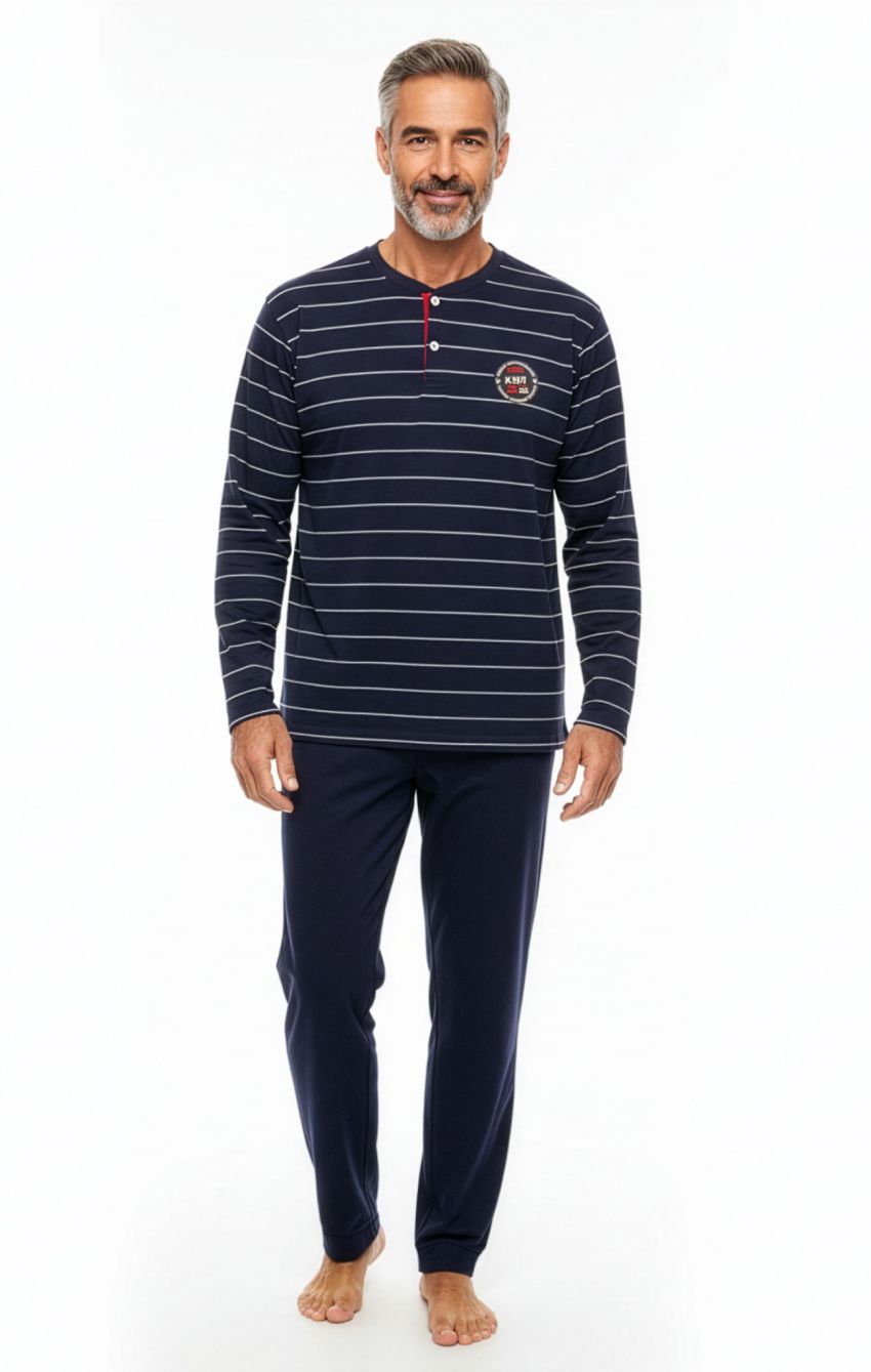 KN 6290 PIJAMA HOMBRE ALGODON INTERLOCK KINANIT