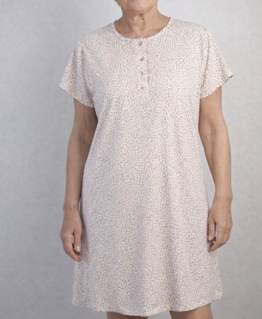 5425 CAMISON MANGA CORTA ALGODON LIN