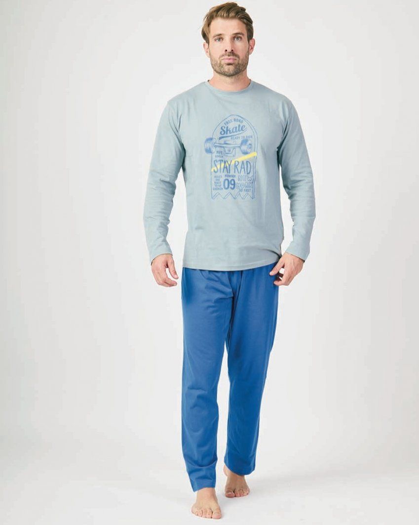 JG FP 5603 PIJAMA HOMBRE INTERLOCK FINO JAVIER GOLMAR