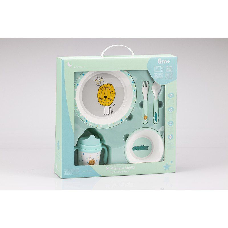 SET 19 VAJILLA 5 PIEZAS SAVANA INTERBABY
