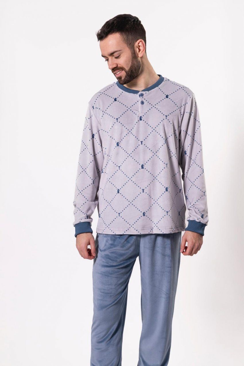 KN 618 PIJAMA HOMBRE SPANDEX KINANIT Y TALLAS GRANDES