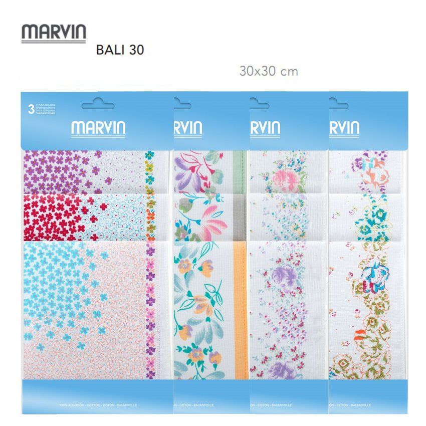 PAÑUELO BALI pack 3 SEÑORA MARVIN