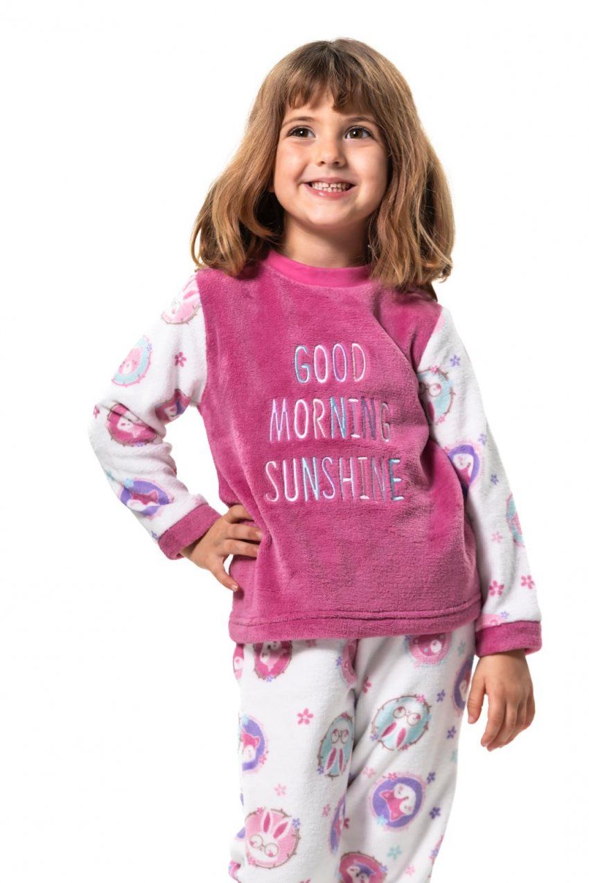 KN 258 PIJAMA  NIÑA SPANDEX 2 a 6 AÑOS KINANIT
