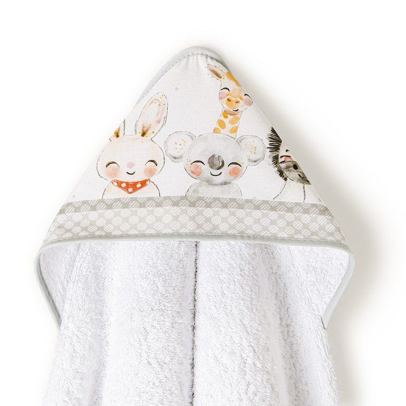 1234 CAPA BAÑO ANIMALES  (TOALLA) 1X1 INTERBABY