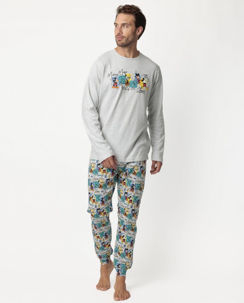 63228 PIJAMA HOMBRE MICKEY INTERLOCK DISNEY ADMAS