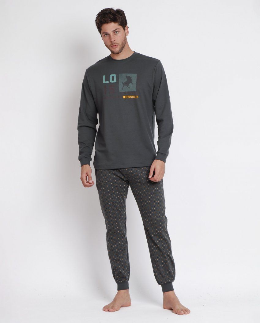 62156 PIJAMA CABALLERO 100 % ALGODON LOIS