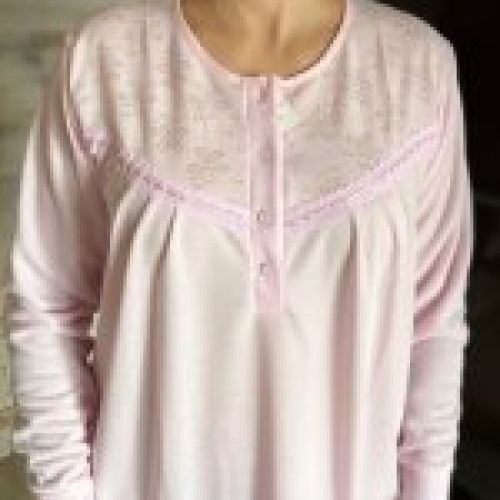6470 CAMISON MUJER INTERLOCK FELPA CANESU LIN