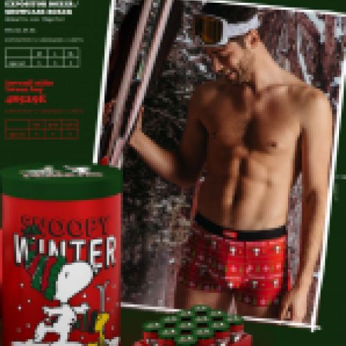 48528 BOXER ROJO SNOOPY NAVIDAD
