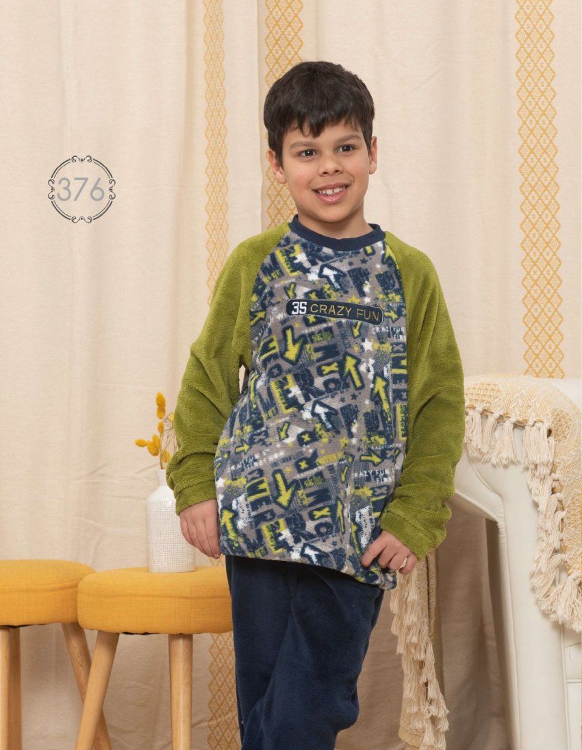 KN 376 PIJAMA NIÑO NACARINA 8 A16 KINANIT