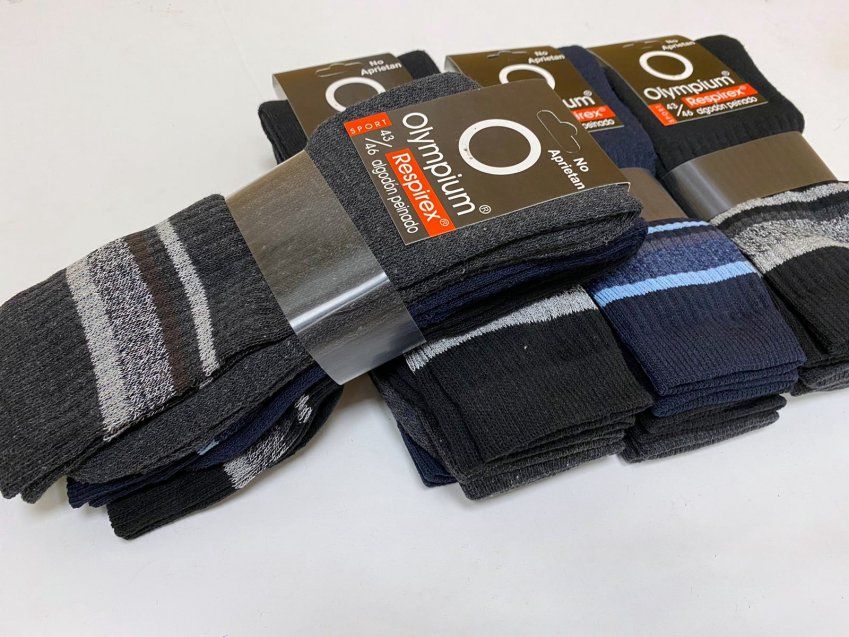 CALCETÍN OLYMPIUM PRECIO UNIT.: 0,50€ FABRICACIÓN PROPIA OLYMPIUM