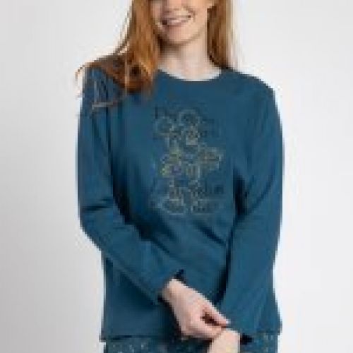 63661 PIJAMA MUJER 100% ALGODON MICKEY DISNEY ADMAS