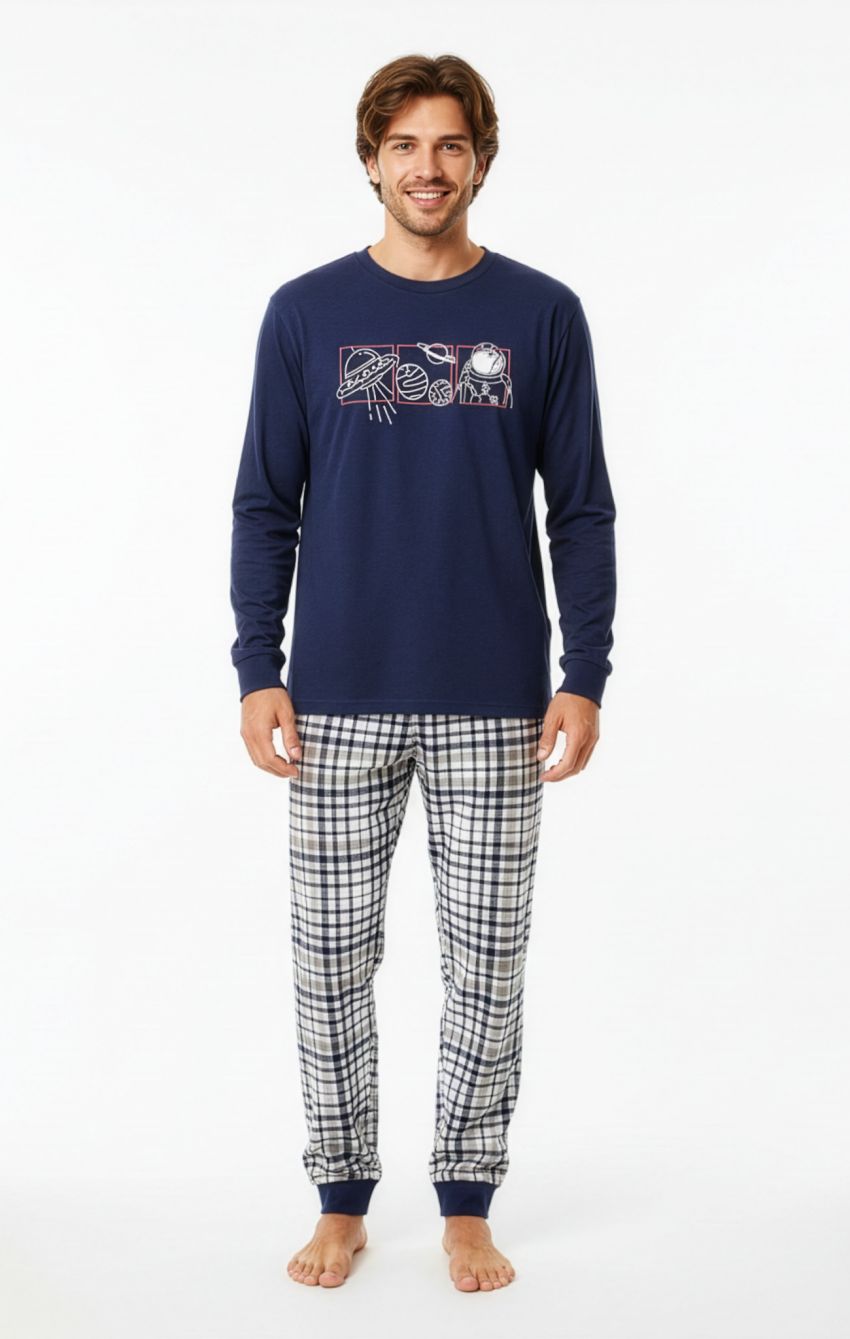 KN 627 PIJAMA HOMBRE ALGODON INTERLOCK KINANIT