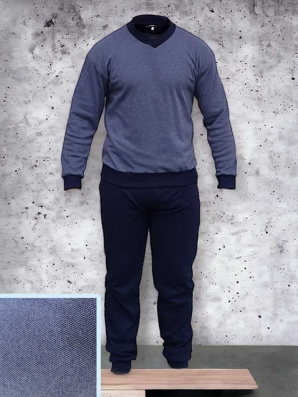 7740 Pijama hombre o caballero de algodon gordo al por mayor