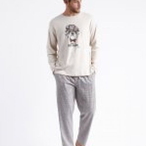 60301 PIJAMA CABALLERO BULLDOG INTERLOCK  ADMAS