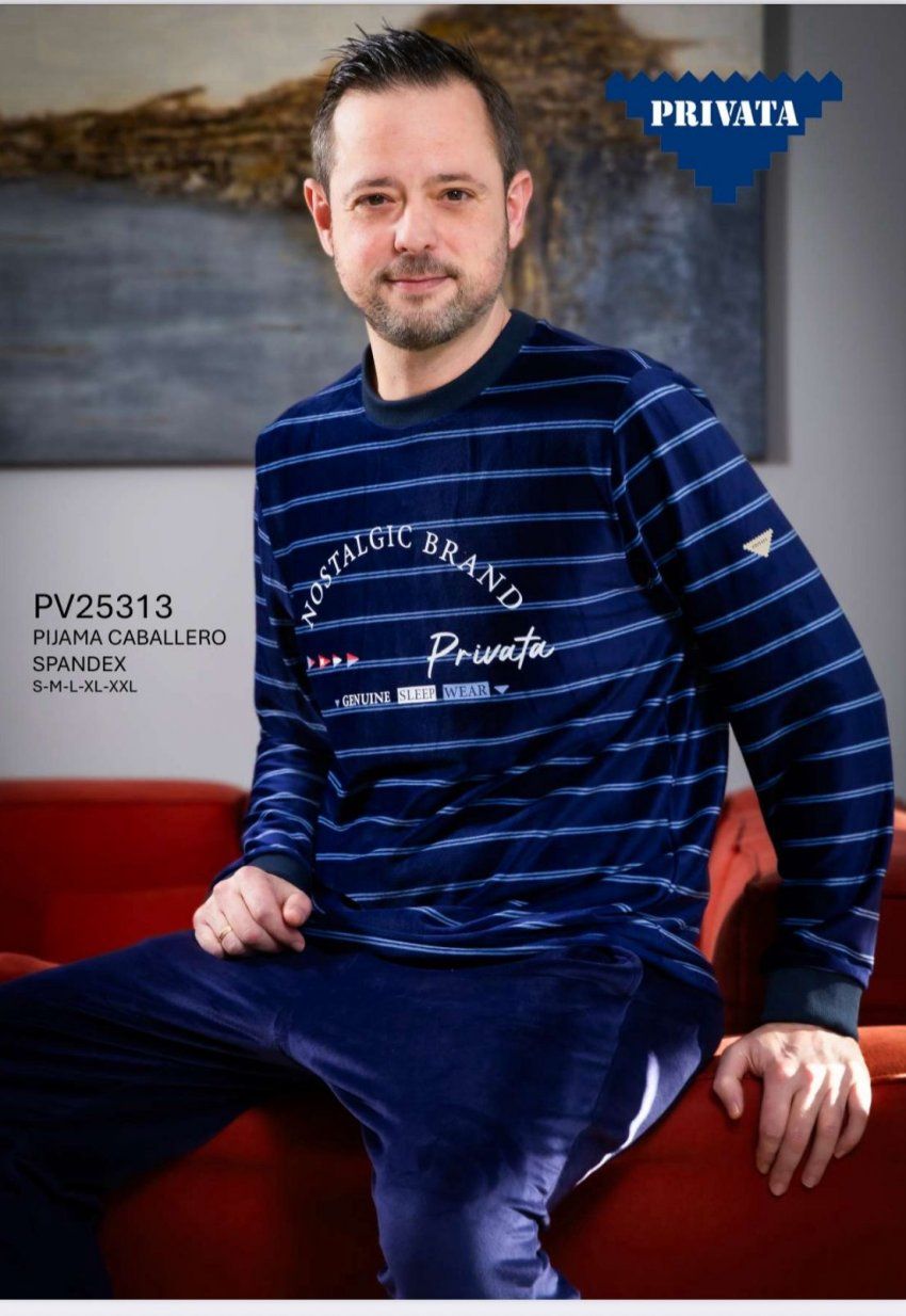 PV25313 PIJAMA HOMBRE SPANDEX PRIVATA