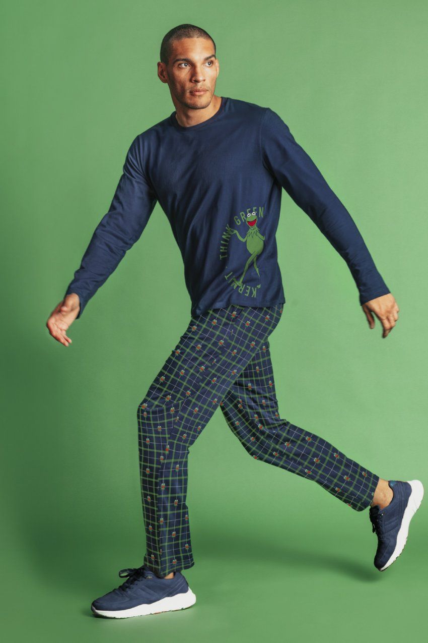 62199 PIJAMA CABALLERO RANA GUSTAVO MUPET ADMAS