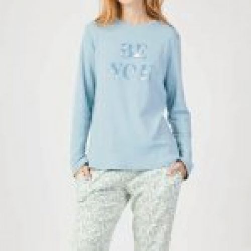 JG FP 701 PIJAMA MUJER ALGODON FELPA JAVIER GOLMAR
