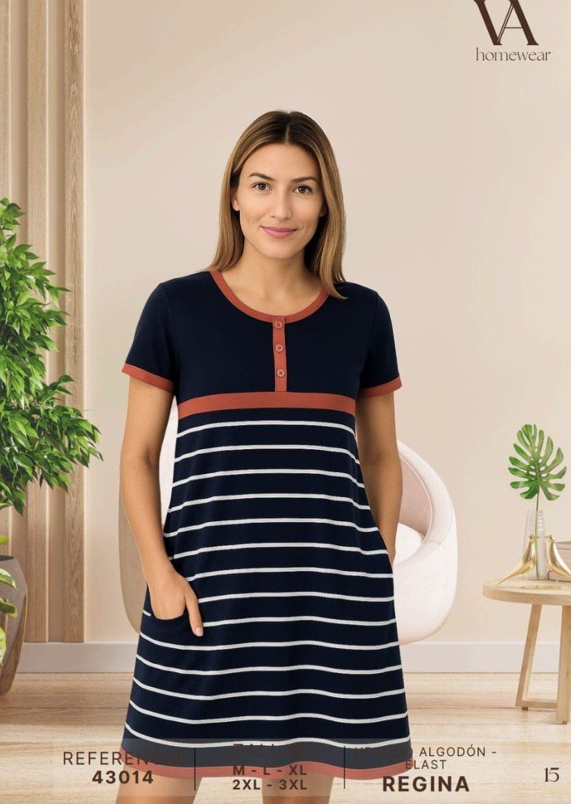 vestido verano mujer rayas vanila