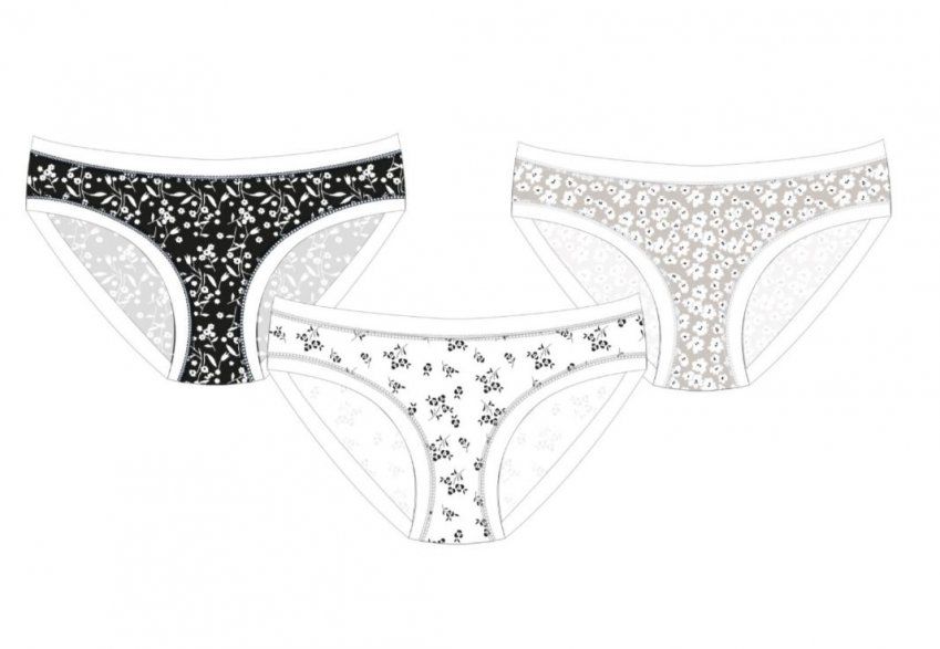braga bikini cotonella pack 3
