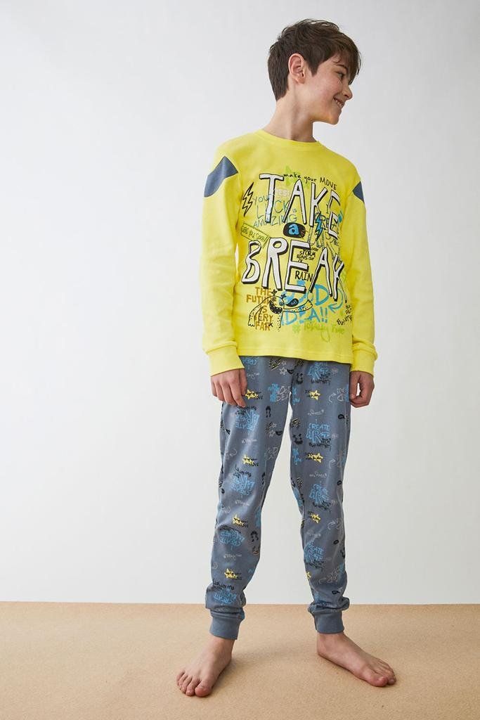 22208007 PIJAMA NIÑA 8 A 16 INTERLOCK TOBOGAN