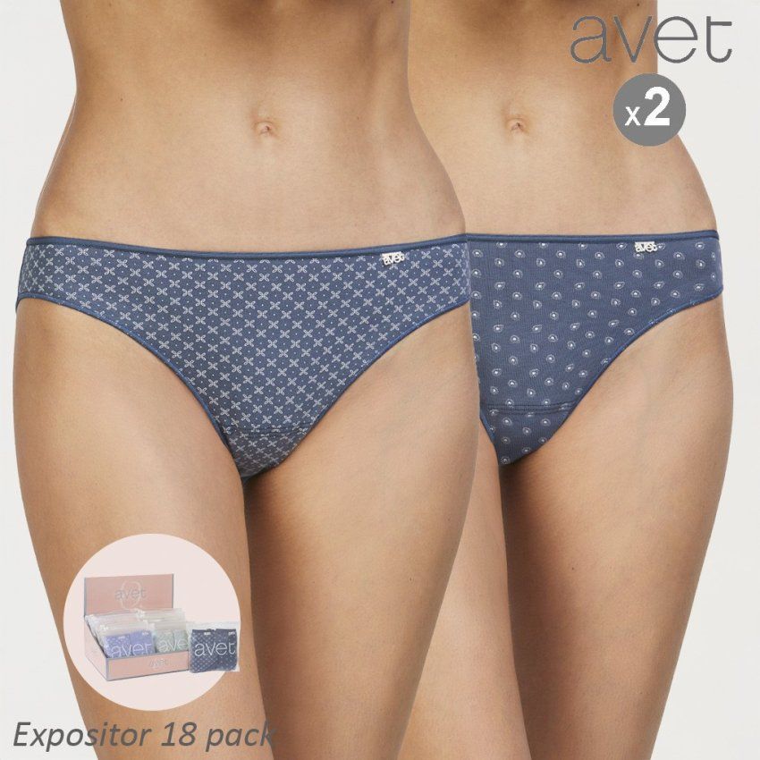 354 avet braga bikini algodon mujer estampada pack 2 02