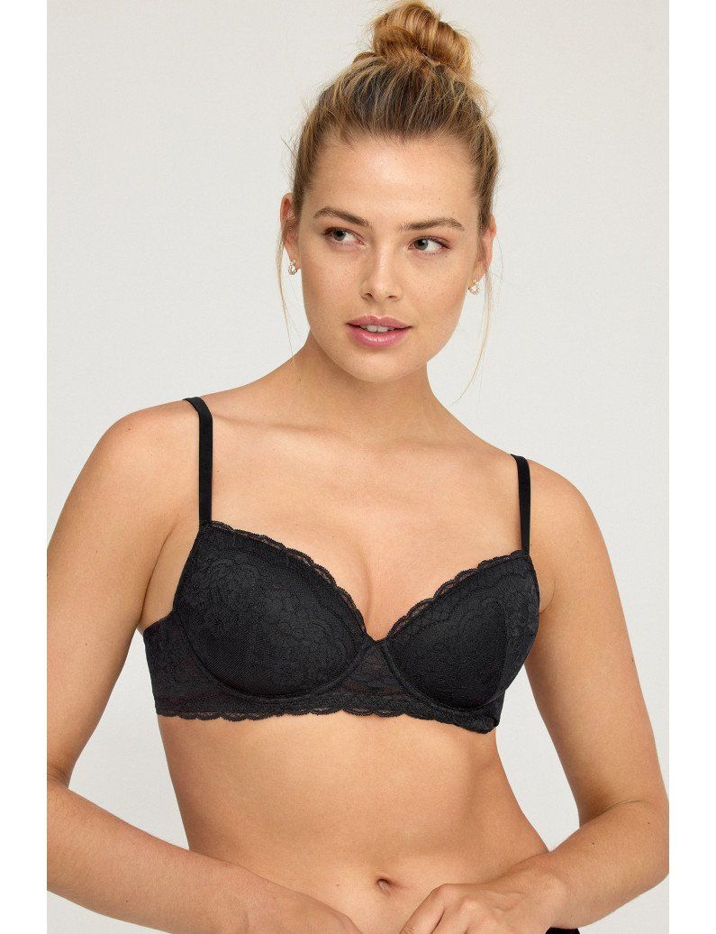 sujetador relleno con aros confeccionado en encaje 7