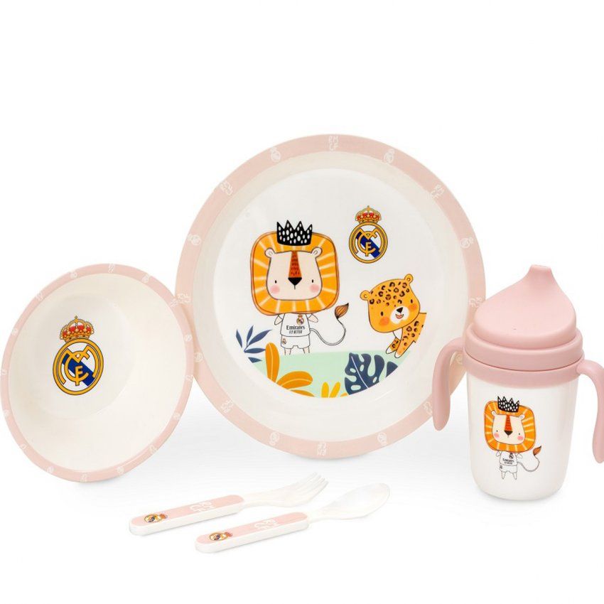 rmset001 pack regalo vajilla rosa del real madrid venta al mayor almacen distribuidor b