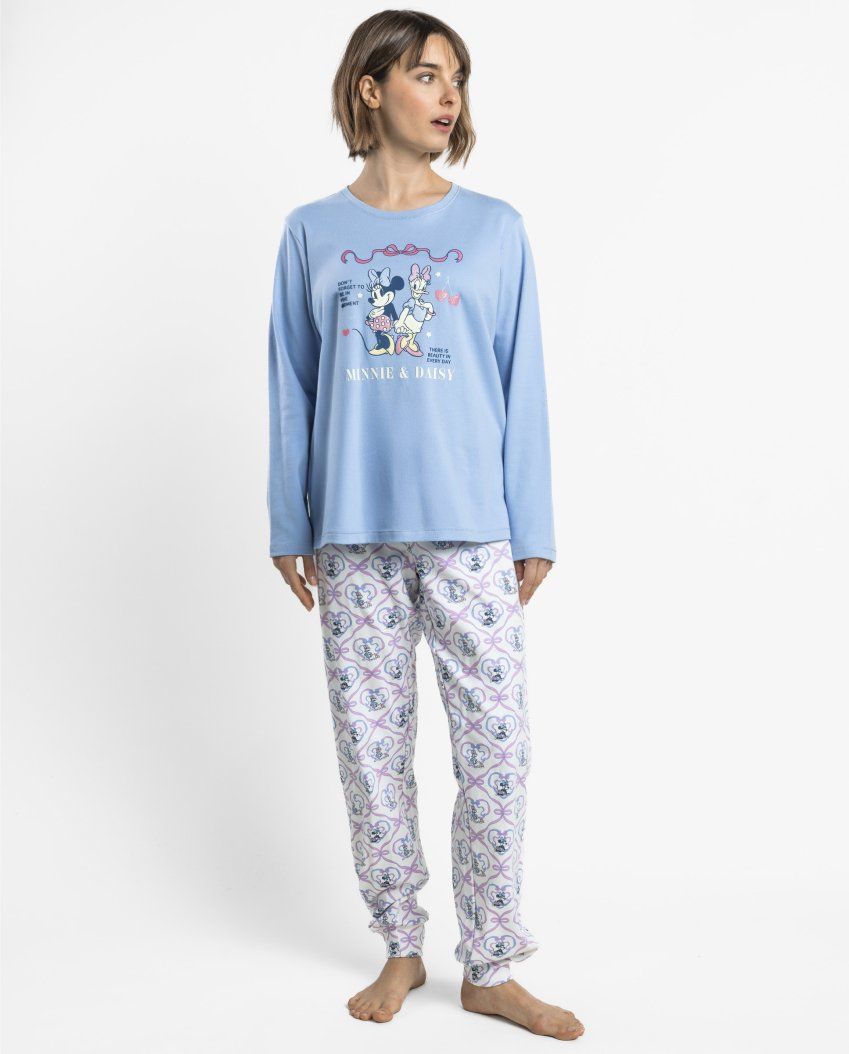 64320 PIJAMA MUJER MICKEY DISNEY 100% ALGODON ADMAS