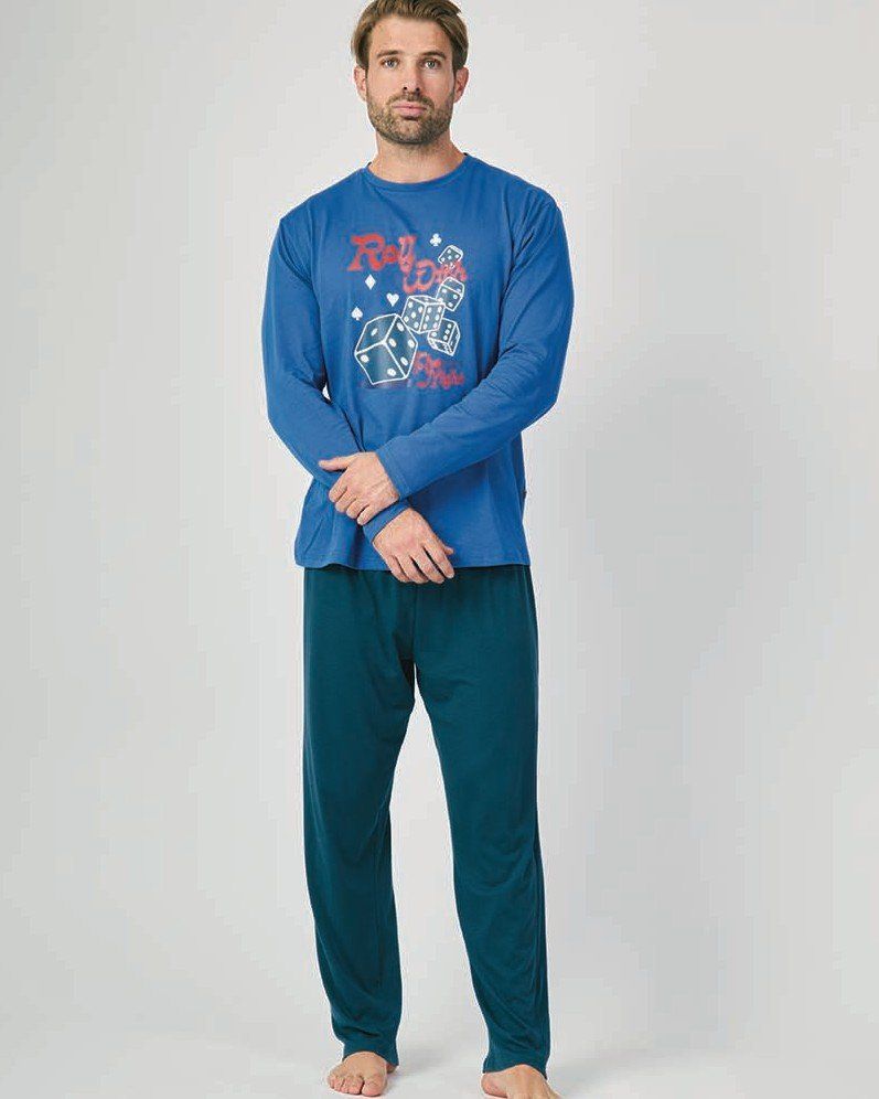 JG FP 5601 PIJAMA HOMBRE INTERLOCK FINO JAVIER GOLMAR