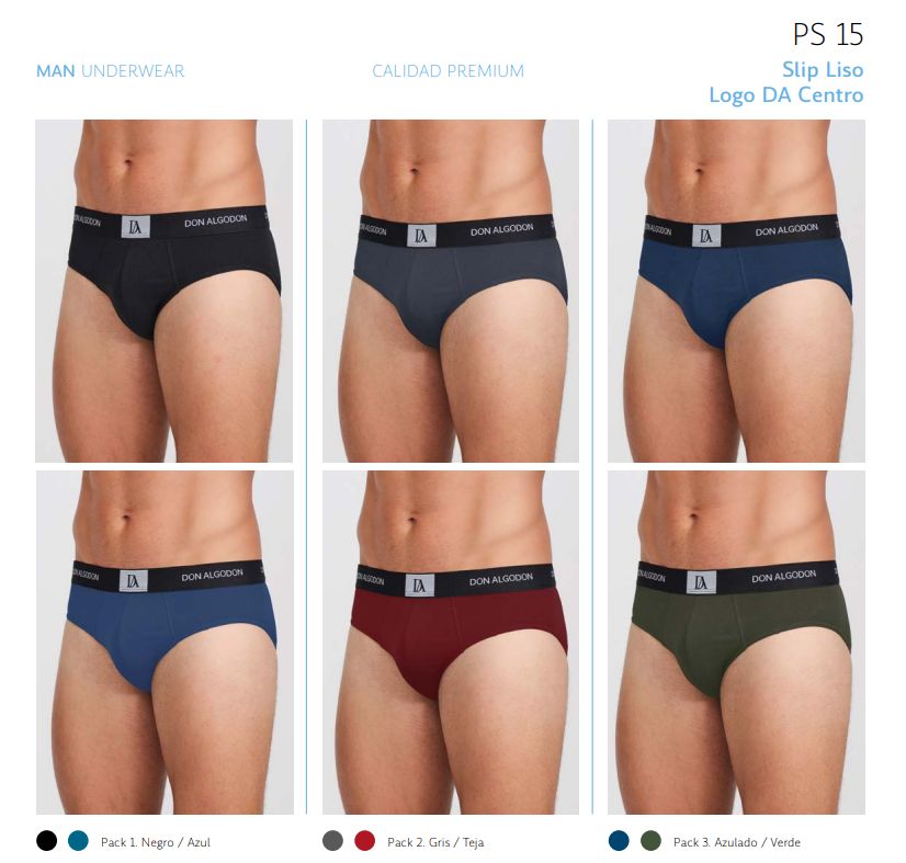 PS15 SLIP HOMBRE DON ALGODON