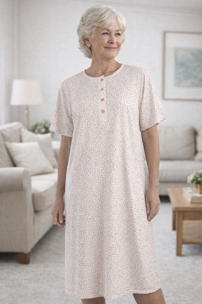 5425 CAMISON MANGA CORTA ALGODON LIN