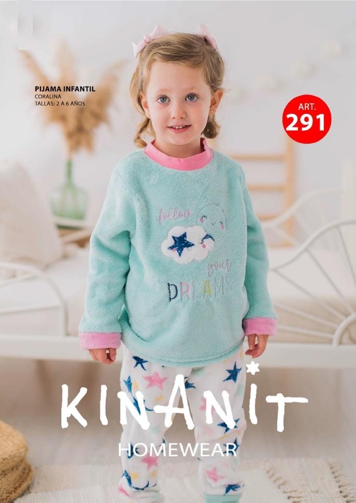 kn 291 pijama niña coralina