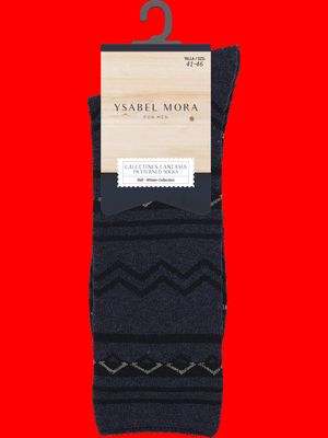 22750 CALCETIN HOMBRE FANTASIA TÉRMICO SIN PUÑO YSABEL MORA PRECIO UNIT.: 1,44€