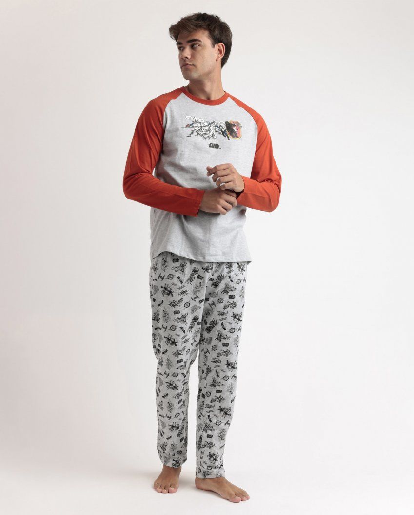 62495 PIJAMA CABALLERO INTERLOCK STAR WARS  ADMAS
