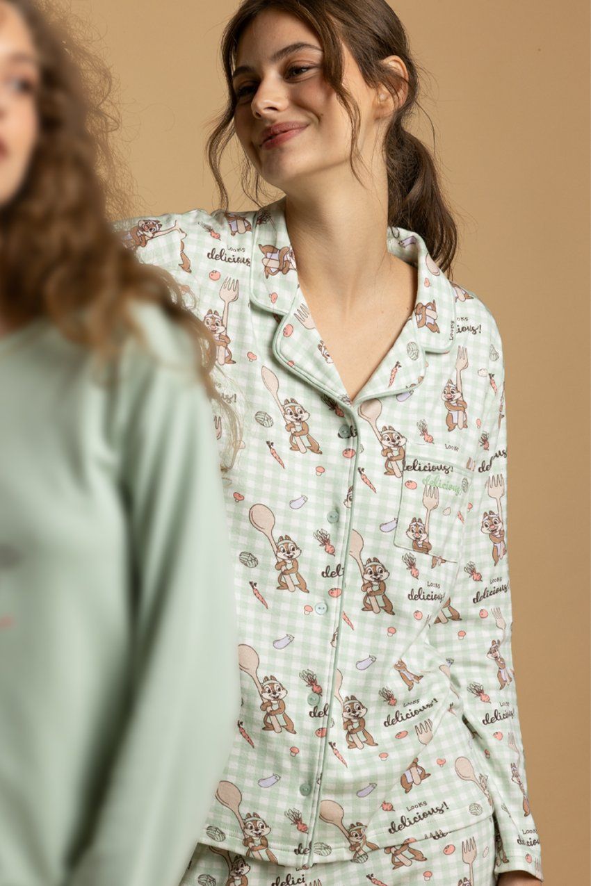 64318 PIJAMA MUJER ABIERTO CHIP CHOP