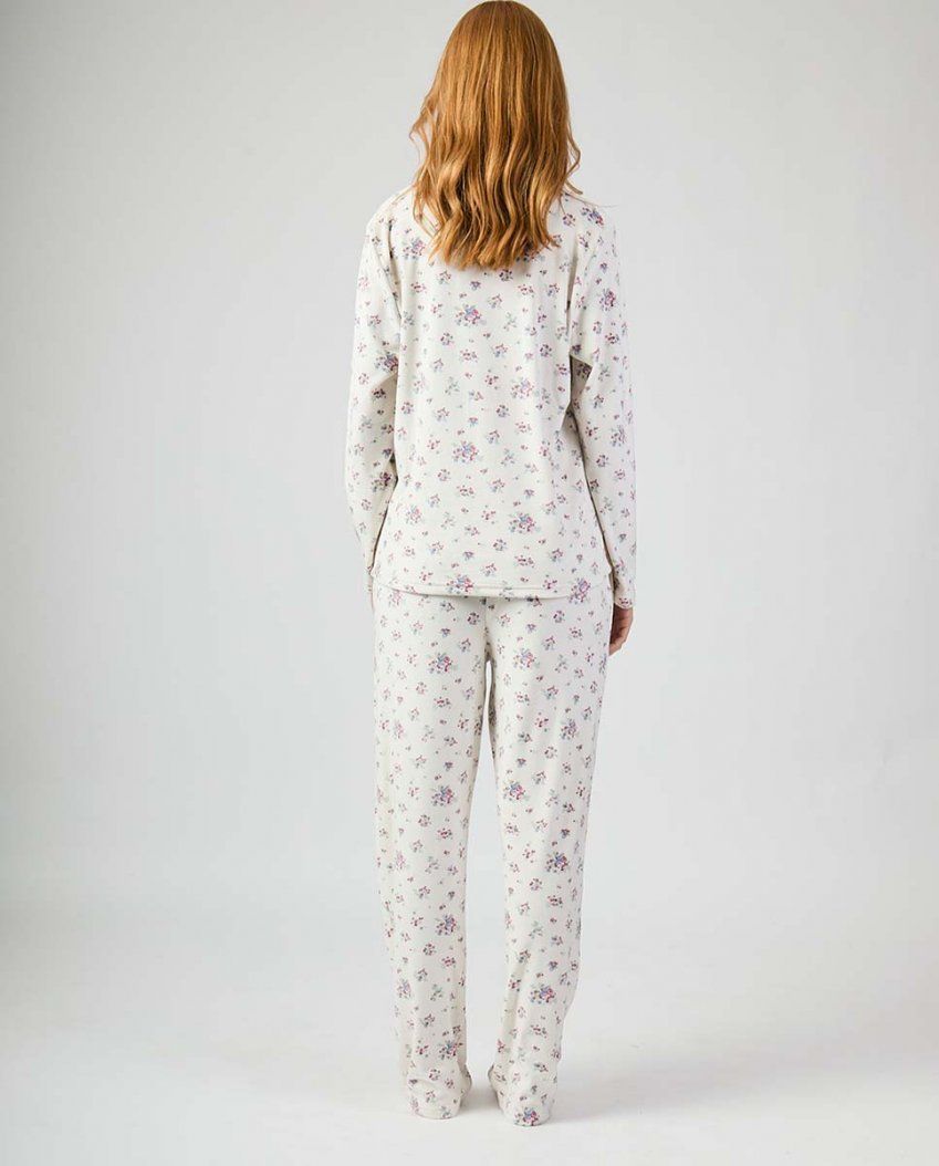 JG FP 405 PIJAMA MUJER FELPA CON TALLAS GRANDES JAVIER GOLMAR