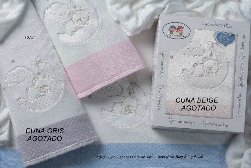 10783 SABANA CUNA CORALINA DORALINA PINGUINO GAMBERRITOS